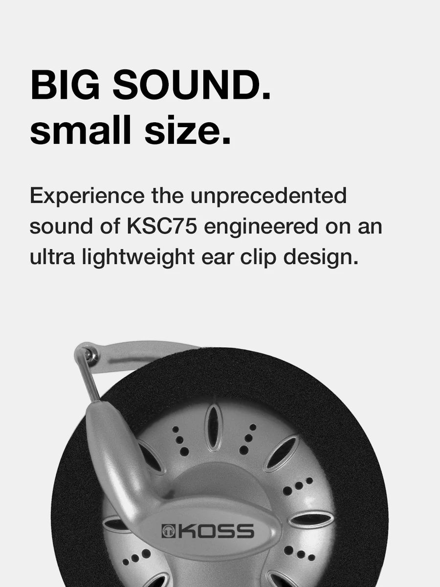 KOSS KSC75 Ear Clip Headphones